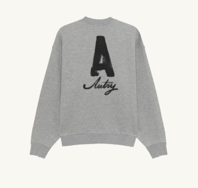 SUDADERA HERITAGE CON EFECTO USADO UNISEX GRIS